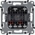 Переключатель 2-кл. СП Valena Allure 10А IP20 250В 10AX с подсветкой с лицев. панелью механизм сл. кость Leg 752809