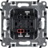 Переключатель 1-кл. СП Valena Allure 10А IP20 250В 10AX с подсветкой с лицев. панелью безвинтов. зажимы механизм сл. кость Leg 752826