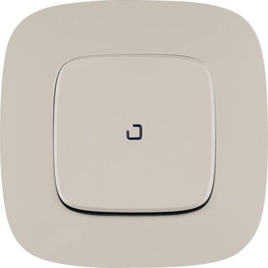 Переключатель 1-кл. СП Valena Allure 10А IP20 250В 10AX с подсветкой с лицев. панелью безвинтов. зажимы механизм сл. кость Leg 752826