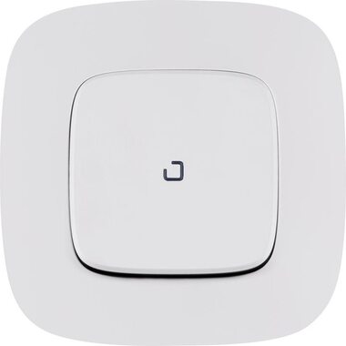 Переключатель 1-кл. СП Valena Allure 10А IP20 250В 10AX с подсветкой с лицев. панелью безвинтов. зажимы механизм бел. Leg 752726