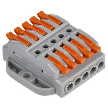 Клемма строительно-монтажная СМК 222-4155P (уп.4шт) IEK UKZ20-4155P-004