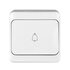 Кнопка звонка ОП Nix 10А IP54 250В бел. TOKOV ELECTRIC TKE-NX-DB-C01-IP54